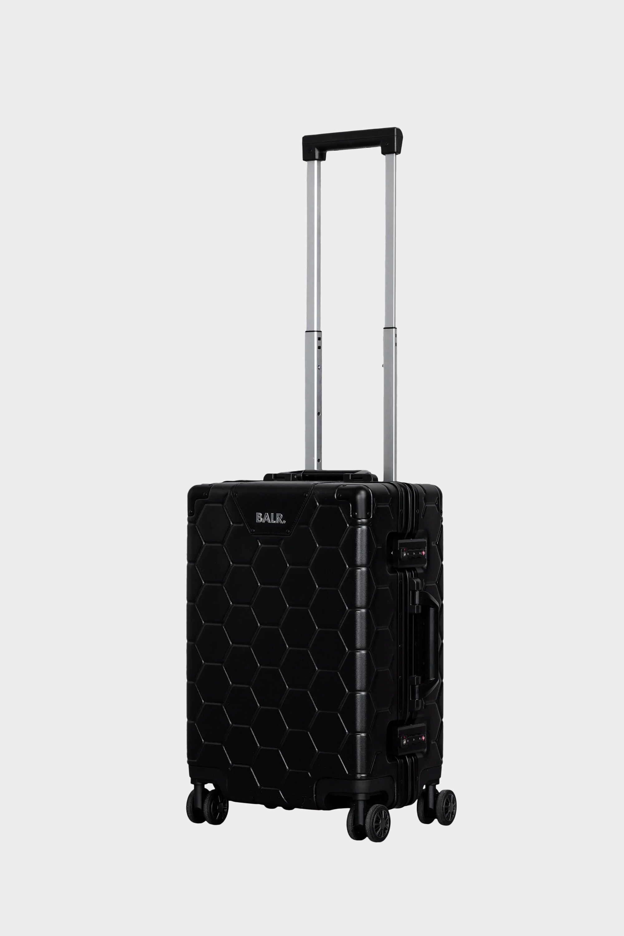 Romeo Geprägtes Sechseck Suitcase Jet Black