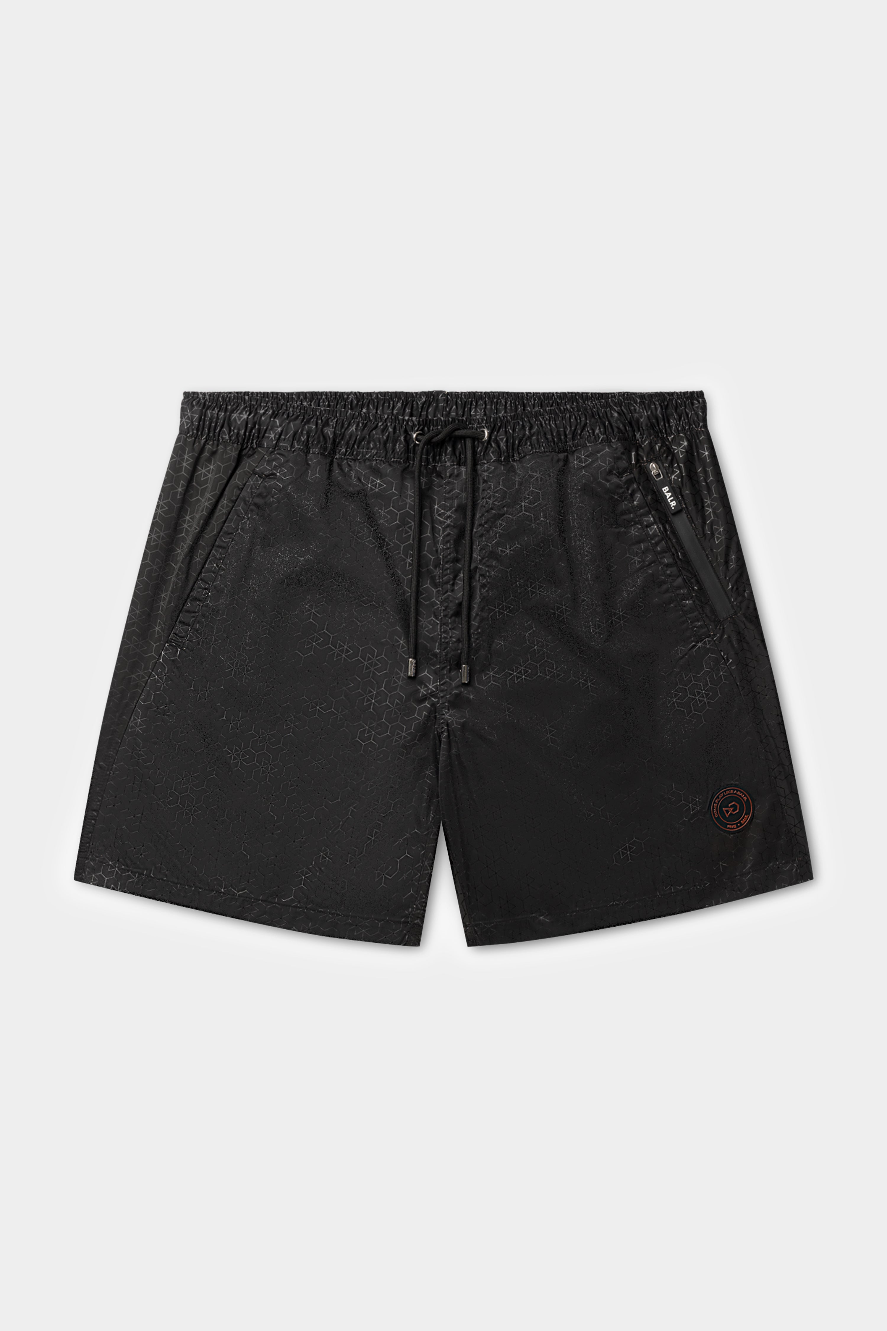 BALR. x FIVE Luxe Swimshort Jet Black