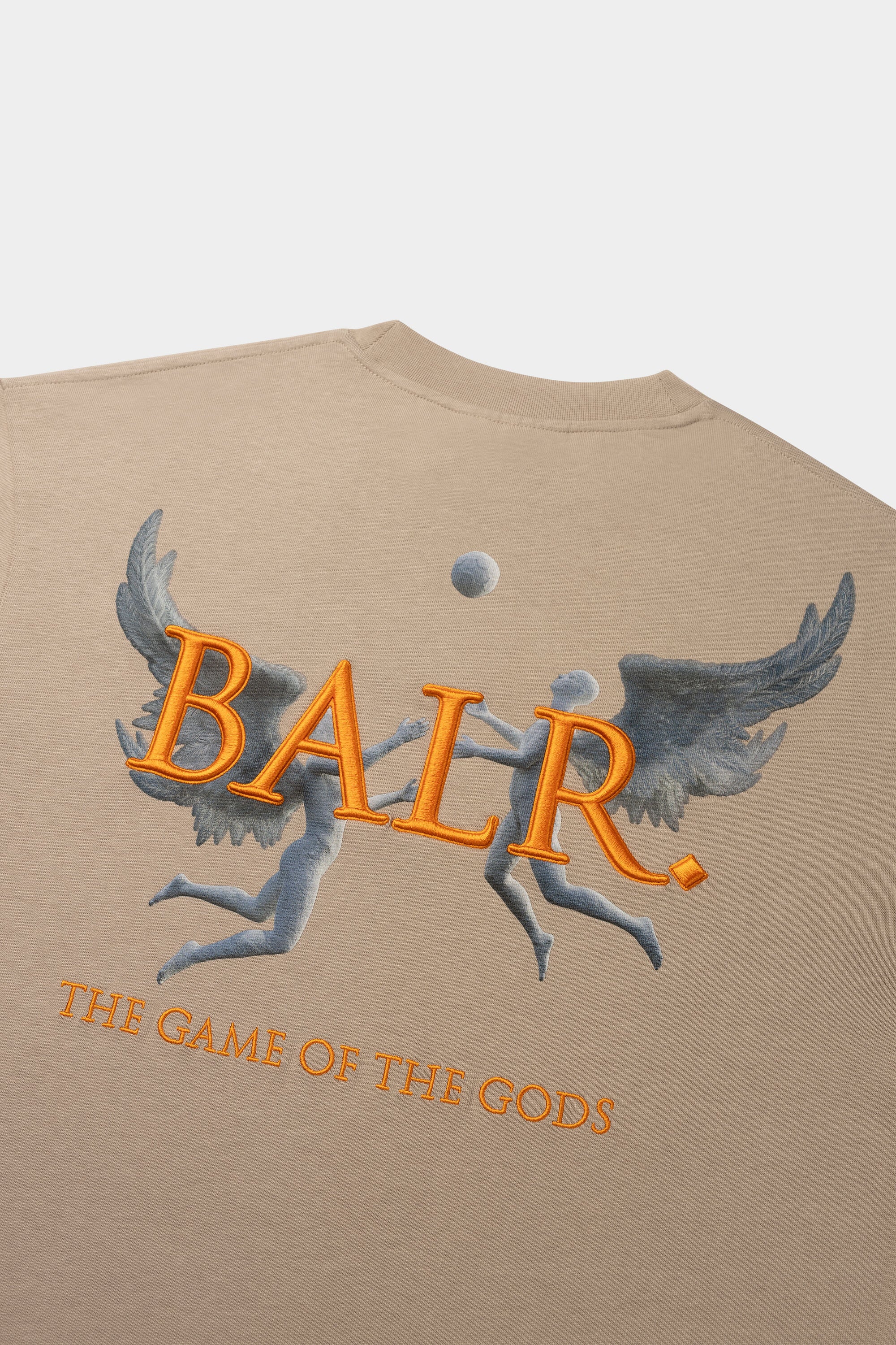 Game of the Gods Box Fit T-shirt Warm Taupe