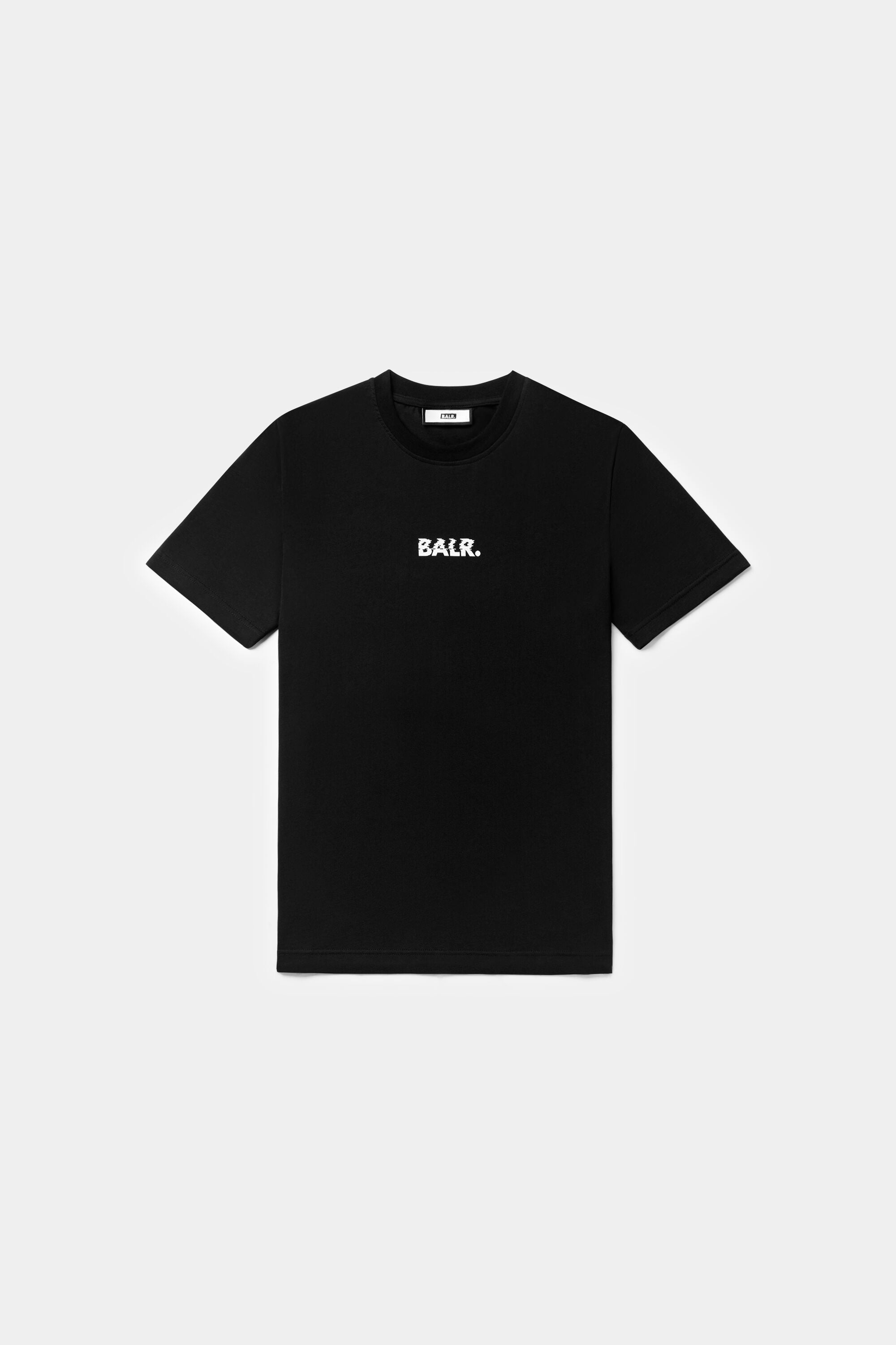 BALR. Glitch Regular Fit T-Shirt Jet Black