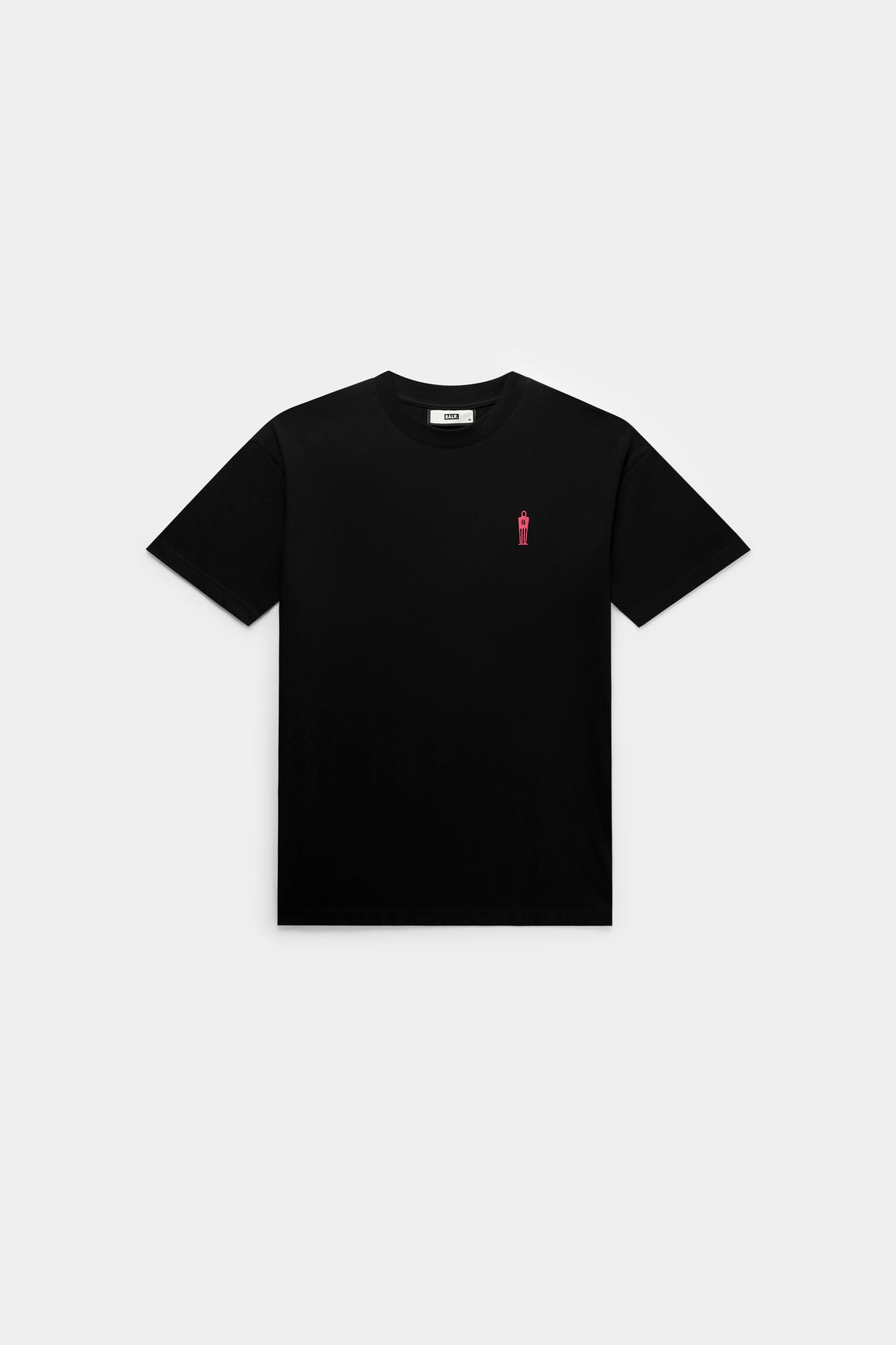 The Wall Box Fit T-shirt Jet Black