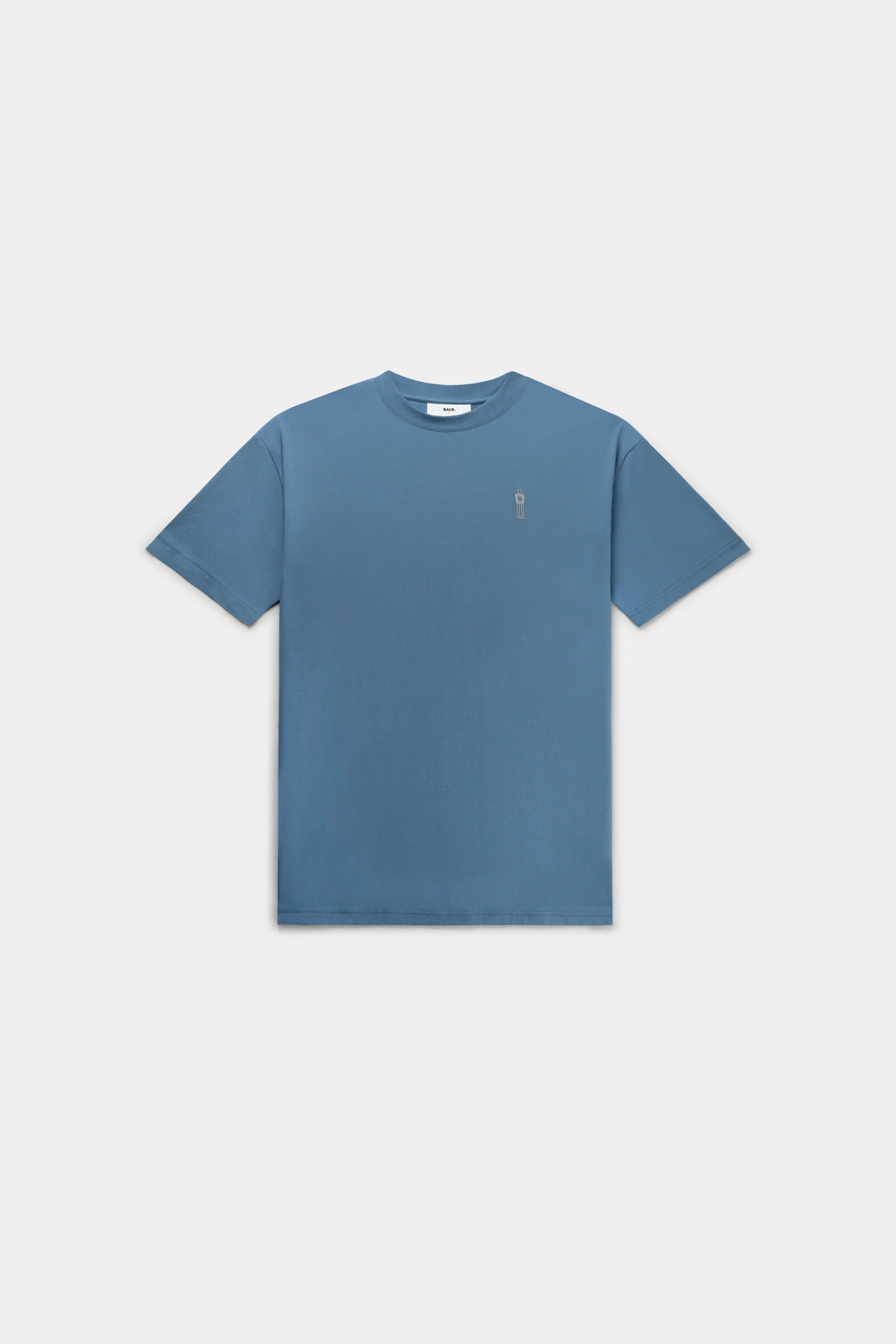 The Wall Box Fit T-Shirt Coronet Blauw