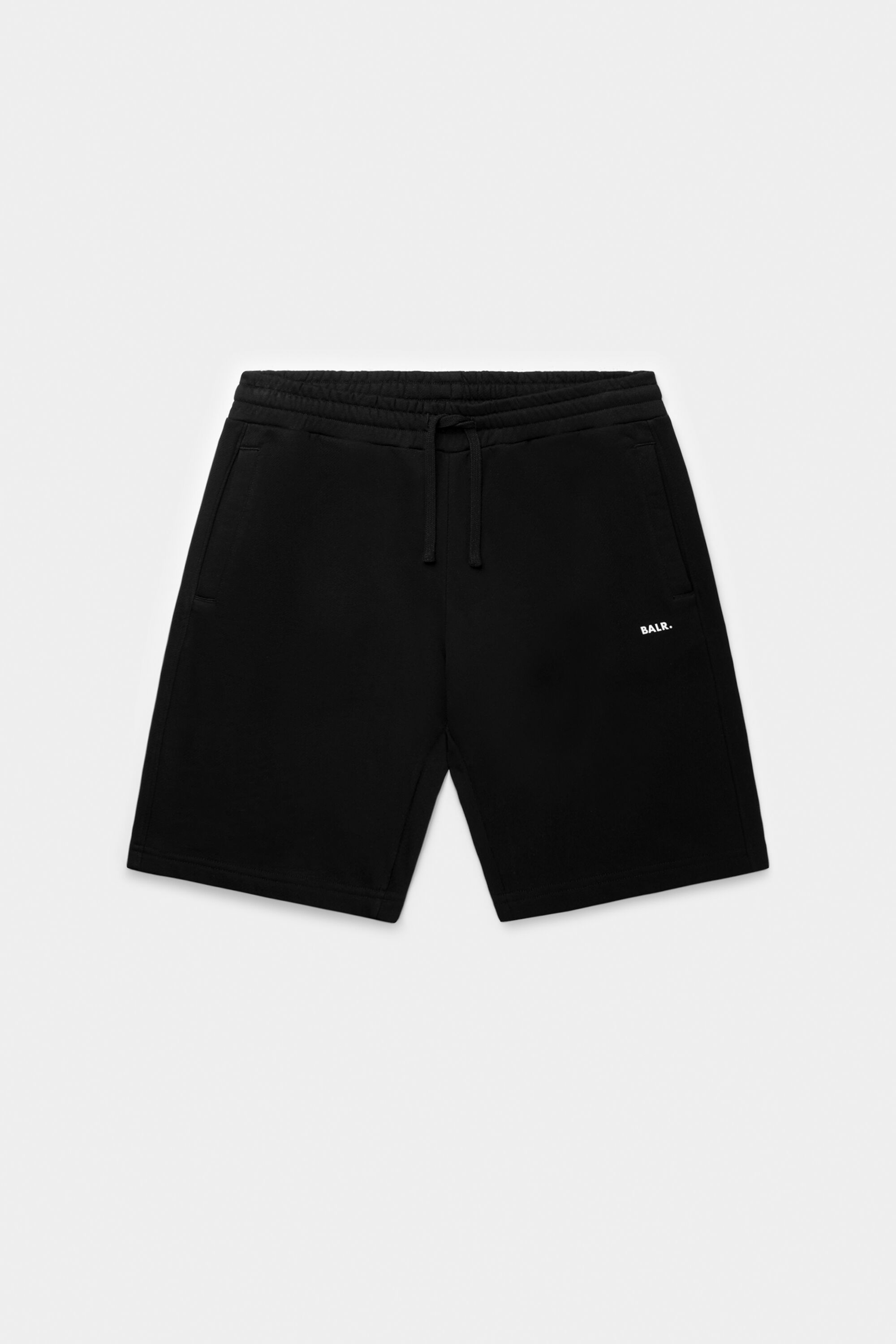 Brand Regular Fit Shorts Long Line Jet Black