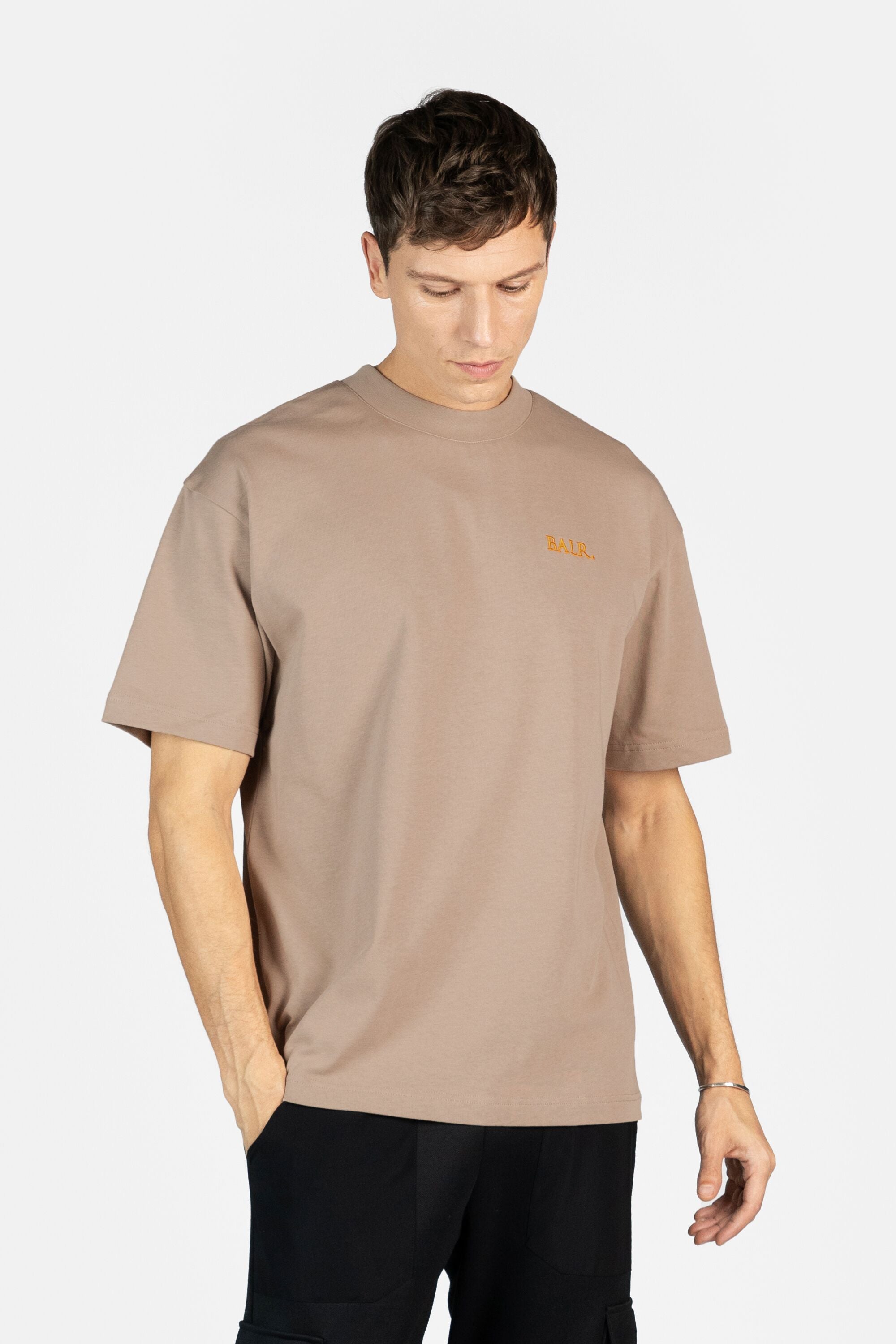 Game of the Gods Box Fit T-shirt Warm Taupe